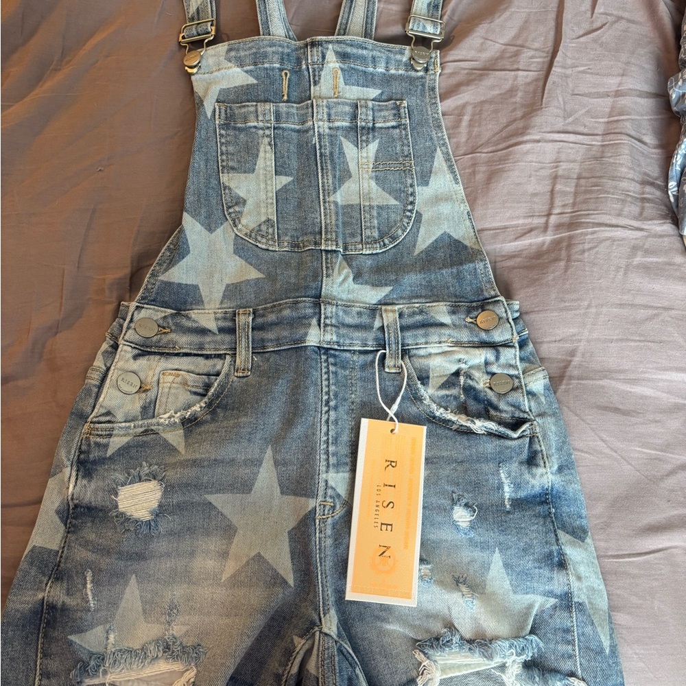 Risen Denim Star Overalls